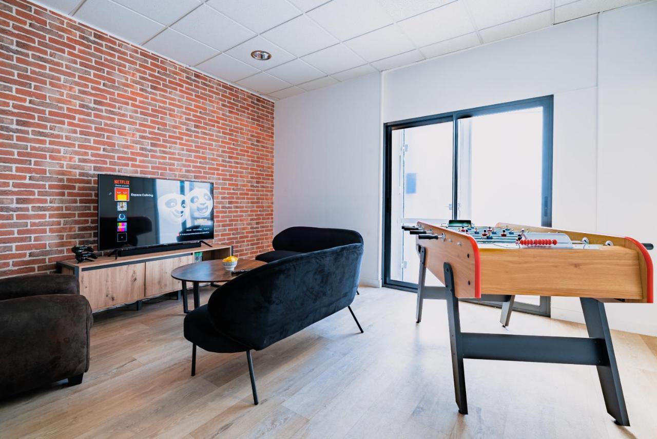 Duplex Lafargue Game Room Baby Foot Salle De Sport Jeux De Societe Limoges Eksteriør billede